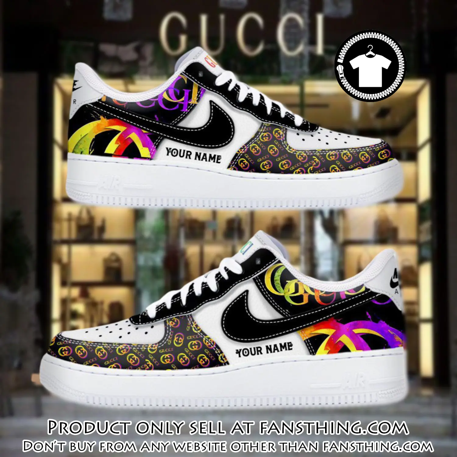 Personalized gucci luxury air force 1 sneakers limited af1 shoes oaf1010 fst4521721